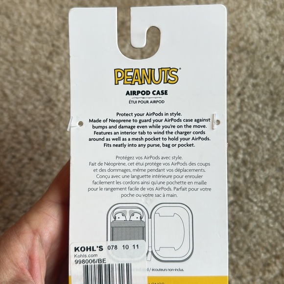 Peanuts Pink Laptop Skin and AirPod Case Set beige camo camouflage tech camo - Picture 7 of 7